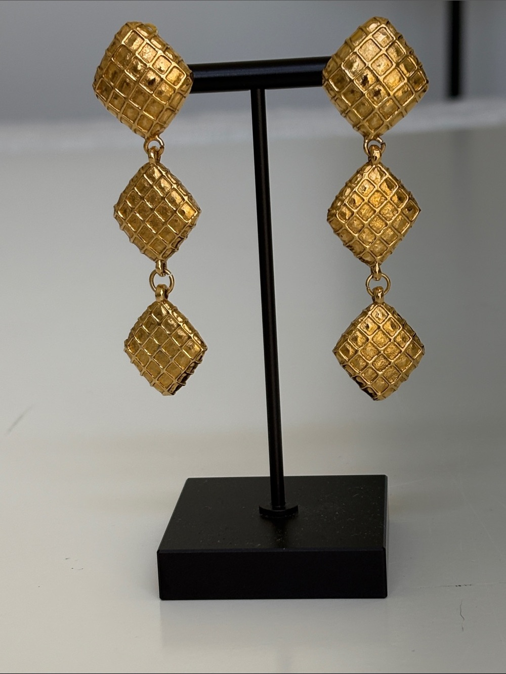 CHANEL Vintage Triple Drop Earrings - 1990’s